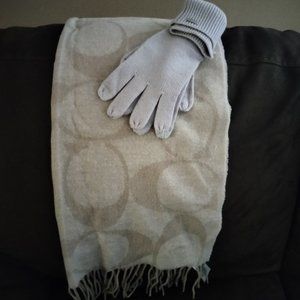 COACH Scarf & Gloves
